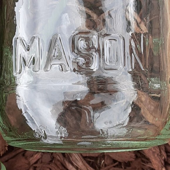 Classico Atlas Mason Jar Square 20 oz Clear Glass Dry Kitchen Craft Room Storage - Picture 7 of 12